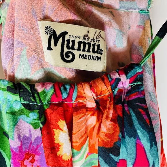 Show Me Your Mumu Rochester Maxi Daffodil Medium Vibrant Tropical Flowers - Picture 6 of 11